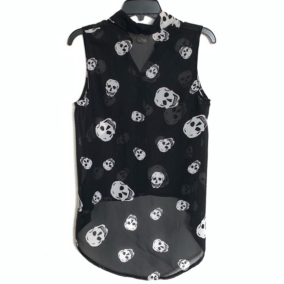 Skull Black Top - Picture 2 of 2